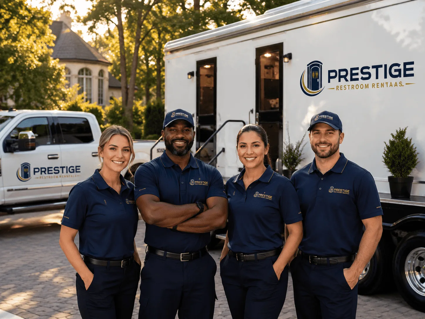 Trusted Luxury Portable Restrooms company in New Canton, IL